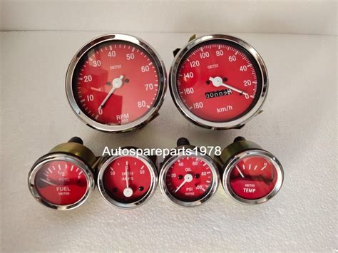 Smiths Replica Kit Elec Temp Oil Fuel Gauge Speedo Tacho 100