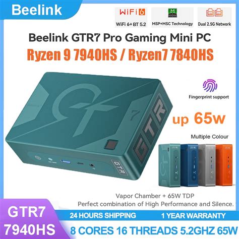 Beelink Gtr Pro Gaming Mini Pc Ryzen Hs Up To W Tdp Support