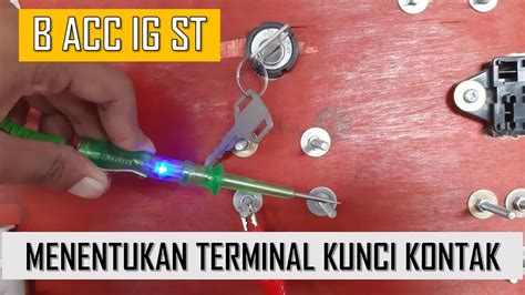 Cara Menentukan Terminal Kunci Kotak Dengan Tespen Lanjutan Youtube