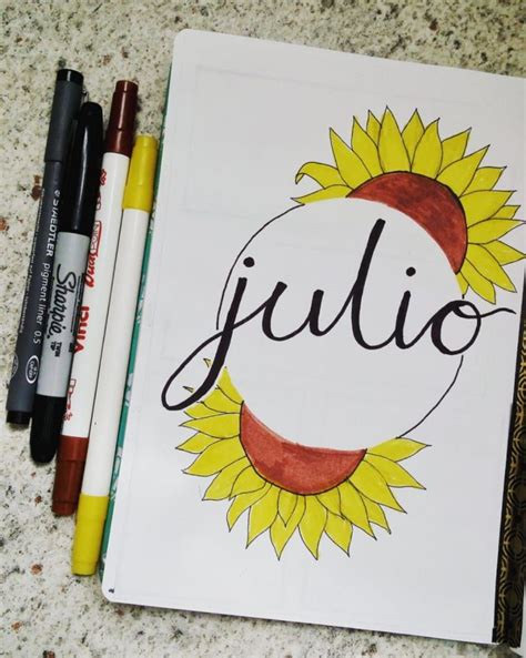 Portadas De Julio Creativas Ideas F Ciles Dibujos Bonitos