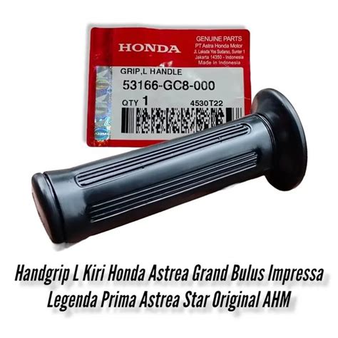 Jual Handgrip L Hand Grip Handfat Kiri Honda Astrea Grand Bulus