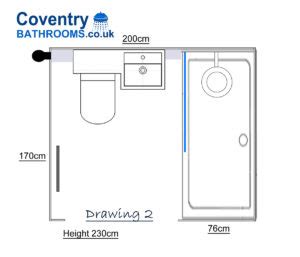 Coventry Bathrooms » Walk In Shower floor plan design warwick