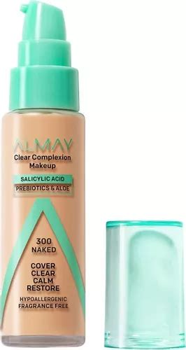 Base De Maquiagem L Quida Almay Clear Complexion Tone Naked