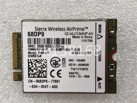 New Wireless Airprime Em G Wwan Card Dp Dw E For Dell