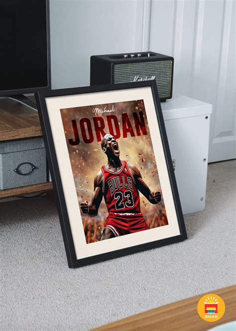 Printable Michael Jordan Poster, High Quality Wall Art for Teenagers ...