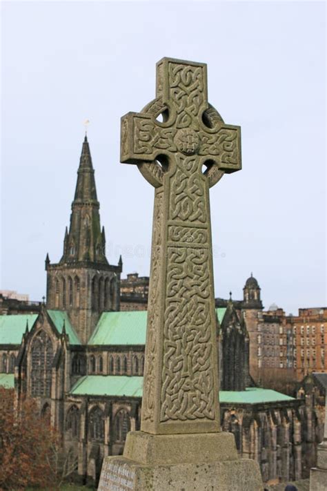 Glasgow Cathedral from the Necropolis, Scotland Stock Photo - Image of ...