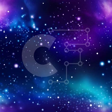 Stunning Purple and Blue Galaxy Background with Scattered Stars stock ...