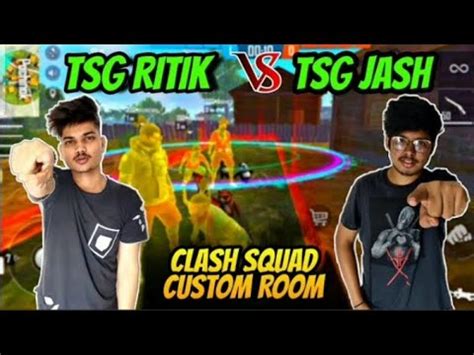 Freefire Tsg Jash Vs Tsg Ritik Team Tsg Army Guild War Omg