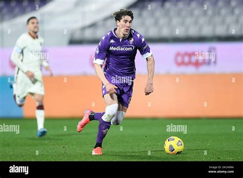 Dusan Vlahovic Of Acf Fiorentina During The Serie A Match Between Acf