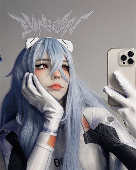 Evangelion Así Luciría Rei Ayanami En Cosplay Con El Cabello Largo