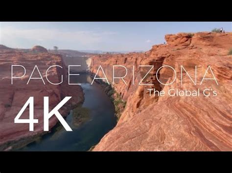 Page Arizona Glen Canyon Dam Overlook Walking Tour 4K YouTube