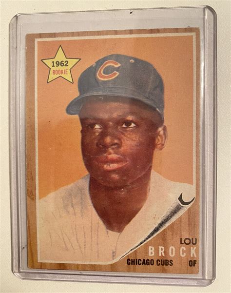 Topps Lou Brock Rookie Card Ebay