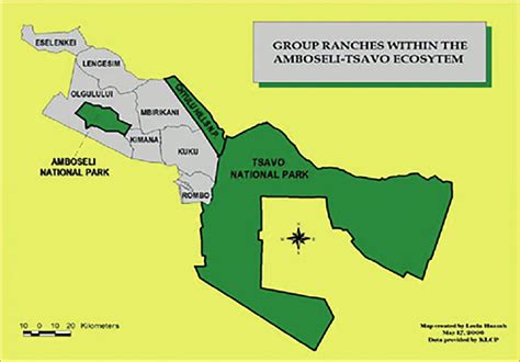 2 The Tsavo Amboseli Ecosystem (drawn by Leela Hazzah) | Download Scientific Diagram