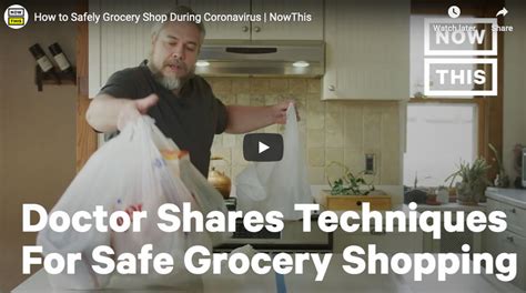 Psa Video How To Safely Grocery Shop During The Covid Pandemic