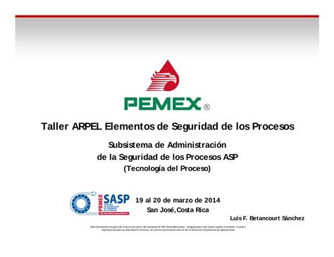 Pdf Taller Arpel Elementos De Seguridad De Los Procesos Sistema