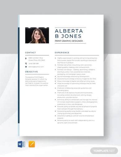 Graphic Designer Resume Sample Word Format 21 Web Designer Resume Templates Indesign Psd