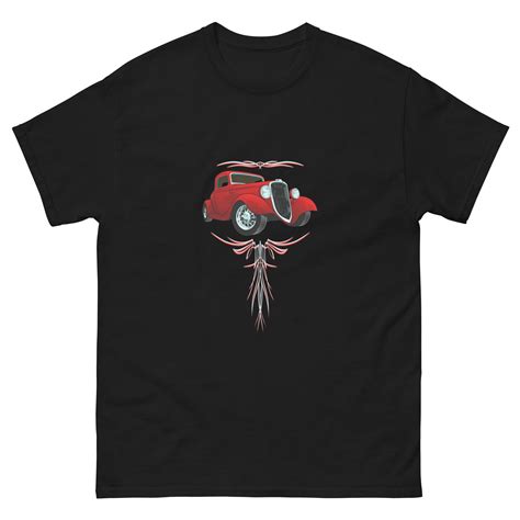 Classic Car Shirt Featuring A Red 34 Ford Hot Rod 30s Street Rod With