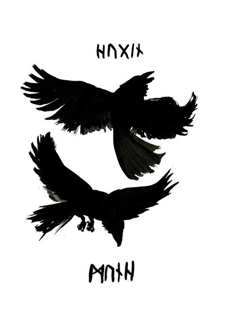 Odin's Ravens (2) by Jauda on DeviantArt