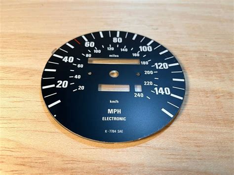 Bmw E Instrument Cluster Speedometer Speedo Dial Face Plate Vdo