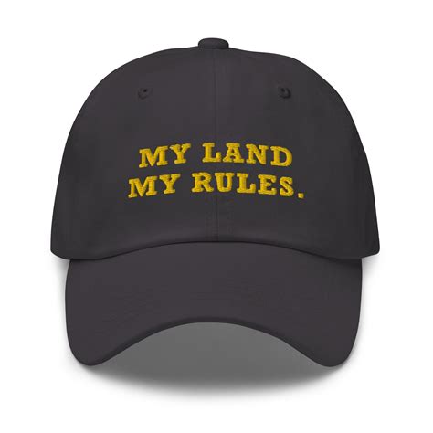 Yellowstone My Land My Rules Classic Dad Hat de papá – Paramount Shop
