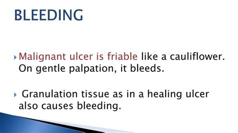 Ulcer Examination PPT