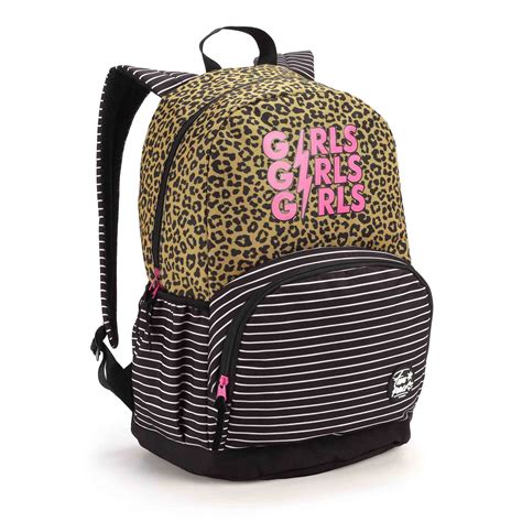 Mochila 18 Girl Power Oncinha Seanite Seanite Mochilas Malas E Kits Escolares