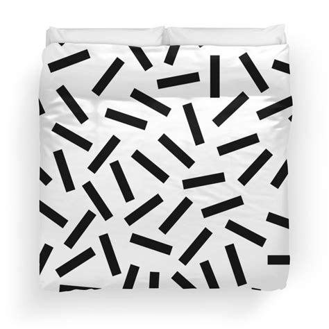 Retro Modern 80s 90s Memphis Sprinkles Pattern Duvet Cover By Bitart