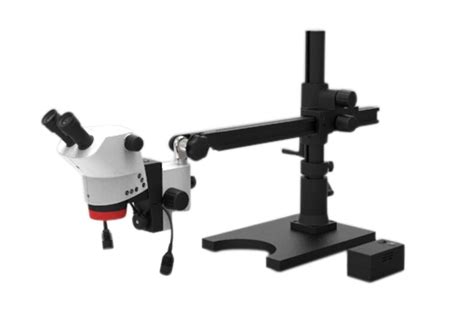 Labomed Luxeo 6z Stereo Zoom Microscope On Heavy Duty Boom Stand