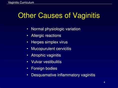 Ppt Vaginitis Powerpoint Presentation Free Download Id 1693090