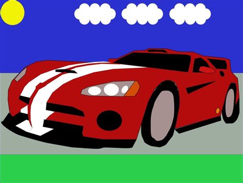 Cartoon Race Car Drawing Free Image Download