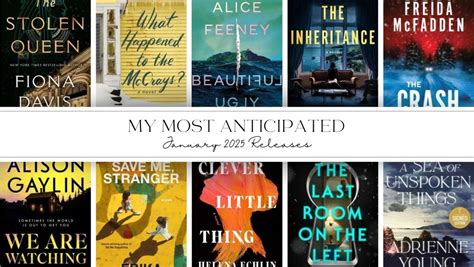 Most Anticipated January 2025 Book Releases – Reading.is.your.destiny