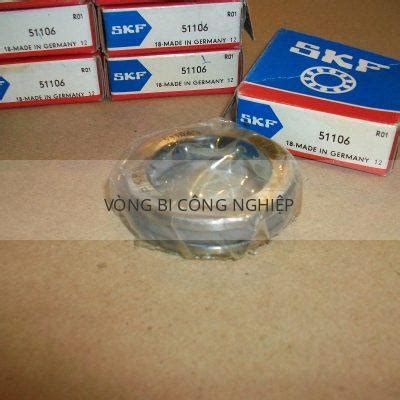 Vòng bi SKF 51106, Bạc đạn SKF 51106 - 30x47x11mm