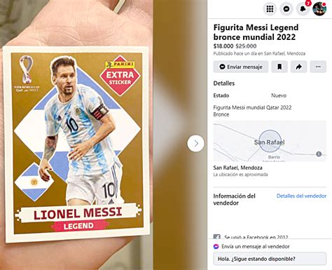 Ofrec An Por Mil Pesos Una Figurita De Messi De Qatar En San