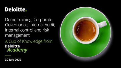 Demo Training Corporate Governance Internal Audit Internal Control And Risk Management Youtube