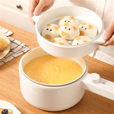 220V 1 5L Home Frying Pan Cooking Pot Portable Electric Multi Cooker Mini Electric Hot Pot With