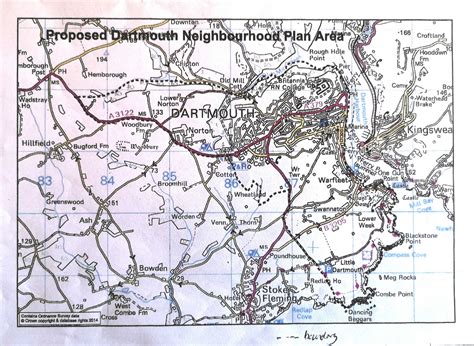 Map of Dartmouth – Dartmouth Neighbourhood Plan