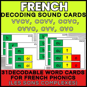 French Phonics Sons Compos S Sons Complexes Tpt