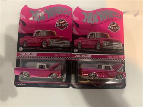 Lot Of Hot Wheels La Convention Red Line Club Rlc Pink