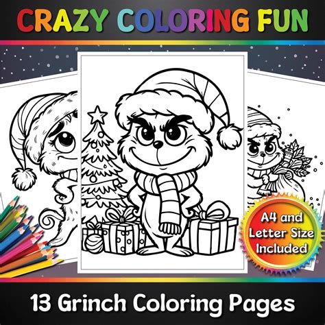 Grinch Para Colorear 4