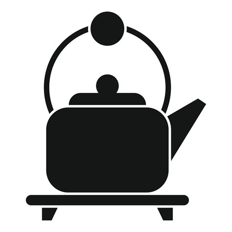 Tea Kettle Icon Simple Vector Hot Water 15109082 Vector Art At Vecteezy