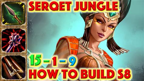 SMITE HOW TO BUILD SERQET Serqet Jungle Build Season 8 Conquest How