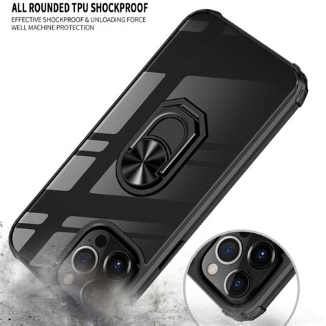 K P Iphone Pro Max Skal Shockproof Armor Ring Bl Teknikhallen Se