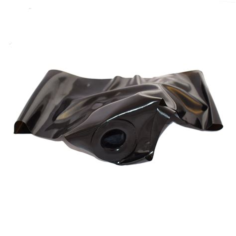 Rubberfashion Latex Briefs With Penis Sleeve Short Extra Thick Sexy Rubber Pants And Anal Condom