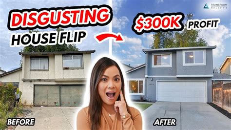 Disgusting Entry Level House Flip Before And After Nasty Home Tour