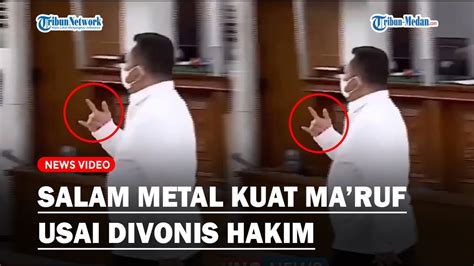 Salam Metal Kuat Maruf Ke Jaksa Penuntut Umum Usai Divonis Tahun