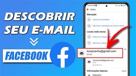 Como Descobrir O Email Do Facebook Youtube