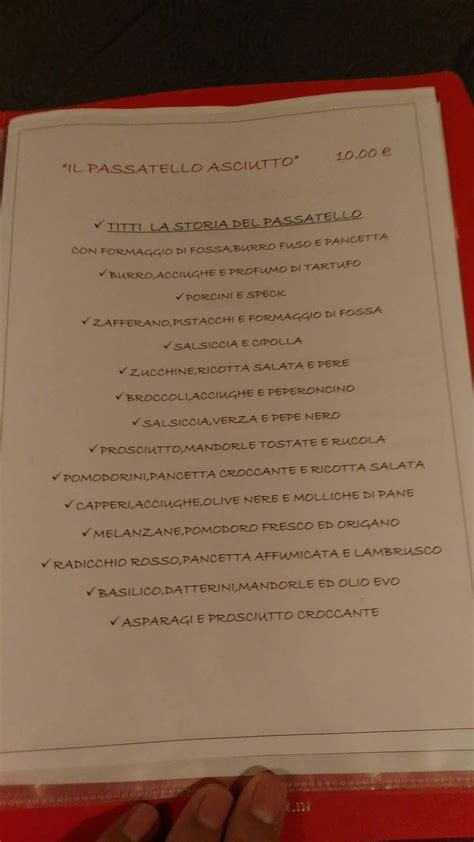 Menu Da La Piazzetta Del Gusto Ristorante Nonantola