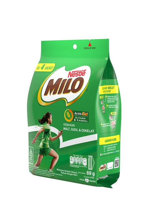 Produk Milo Activ Go Polybag 4x22g MILO Indonesia