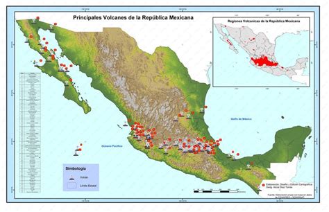 El Mejor Mapa De Volcanes En México