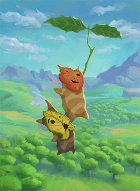 Here is my Korok fanart, I hope it brightens your day. : r/Breath_of ...